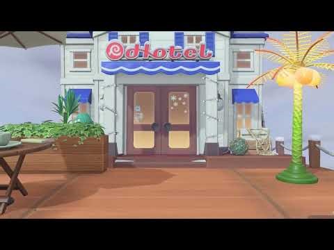 Decorating a Chill Room - Animal Crossing New Horizons (Resort Hotel) 🏨🫧 #1