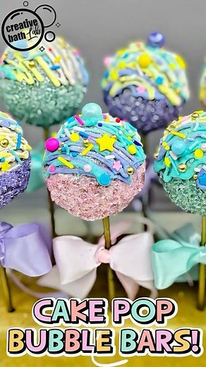 Make Bath Time Sweeter With CAKE POP Bubble Bars! Solid Bubble Bath Recipe.
