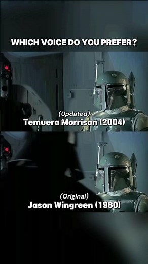Boba Fett: Original Voice vs Updated Voice | Star Wars