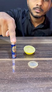Coin and battery magic experiment #experiment #science #exploremore #physics #tiktok | Rkexperiment18