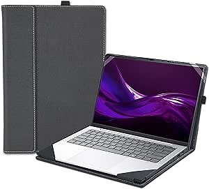 Laptop Case Cover for HP Elite x360 1040 G11 and EliteBook 1040 14 inch G11 & for Lenovo ThinkPad X13 Yoga Gen 1,Notebook PC Protective Sleeve Bag with Tri-Fold Cooling Stand (Dark Gray)