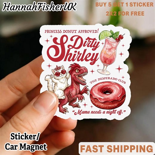 Goddammit Donut Sticker, Dungeon Crawler Carl Princess Donut Decal - Etsy