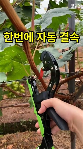 작물 줄기 한 번에 묶는 자동 결속기