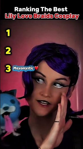 Ranking the best Lily love braids cosplay #cosplay #poppyplaytime #lilovebraids #lilylovebraids