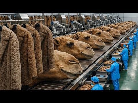 Harvesting Millions of Camels for Luxury Wool | Unbelievable Factory Process