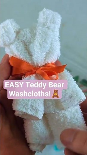 How to Make EASY Teddy Bear Washcloths 🐻 | Operation Christmas Child