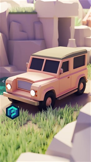 Polygon Runway on Instagram: "Low poly car modeling in Blender Follow @polygonrunway for more :) If you want to learn 3D illustration, visit link in bio :) #3dillustration #b3d #blender3d #cgart #3dartwork #carmodeling"