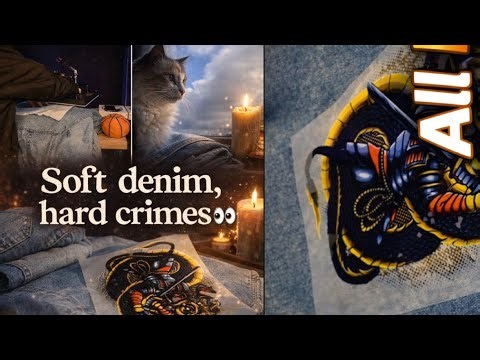 DTF Printing on Denim | Real Process, Real Results \tتجربتي مع طباعة DTF على الجينز