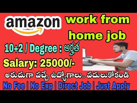 💻 Amazon Work From Home Jobs 2025 | Data Entry Jobs | ఇంటి వద్దే 25,000 జీతం