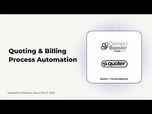 Quoting & Billing Process Automation
