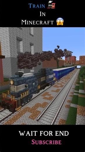 Real Train in Minecraft?! 🚂😱