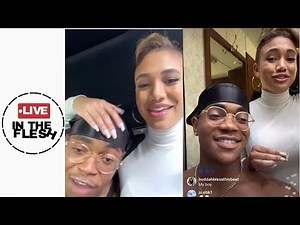 MICHAEL RAINEY JR. & PAIGE HURD FLIRTING ON LIVE! FROM POWER BOOK II: GHOST | LITF