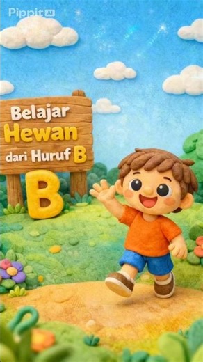 Belajar Hewan Huruf B 🐻🦆 | Video Anak Lucu & Edukatif