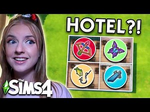Every HOTEL Room is a Random Skill in The Sims 4