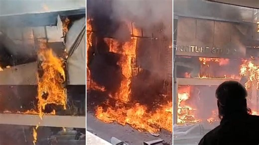 Bhiwandi Tragedy: Massive Fire Guts 17 Furniture Shops In Kasheli, Heavy Losses Reported | VIDEO