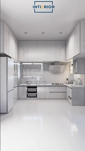 Stylish U-Shaped Modular Kitchen for Everyday Living
