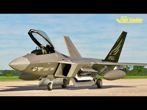 F-22 Raptor | Austin Texas | THE KING IS HOME! Microsoft Flight Simulator MSFS