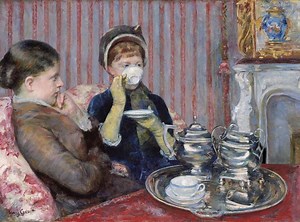 On New Year's Day, we're staying warm and cozy in the company of Mary Cassatt's "The Tea" (about 1880) 🍵 | Museum of Fine Arts, Boston