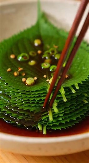 Perilla Leaf Pickles 🌿 5-Minute Simple Side Dish | Cooking ASMR #koreanfood #cooking #easyrecipe