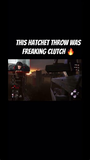 THIS AXE THROW IS THE DEFINITION OF CLUTCH! 🔥#deadbydaylight #fivenightsatfreddys #clip #springtrap