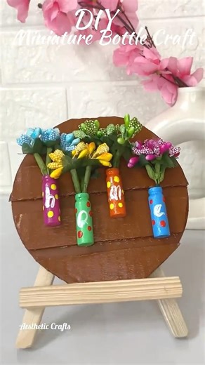 DIY Miniature Bottle Art | #diy #decor #shorts #craft #bottle #trending #viralvideo #handmade