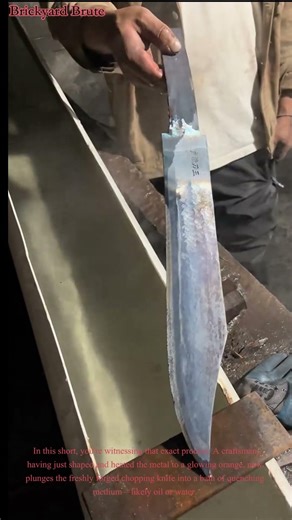 Forging a Knife: The Ancient Art of Quenching