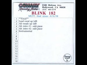 blink-182 - Mutt (Official Instrumental)