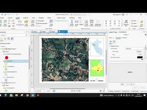 How to create a location map in Arcgis Pro