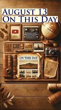 August 13, on this day, ...