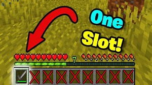One Slot Only Challenge! Minecraft Blog