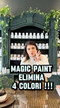 Magic Paint ELIMINA 4 colori ! #magicpaint #lamagicpaint #restyling #diy #chalk
