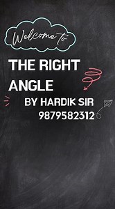 Learn the Right Way | The Right Angle #TheRightAngle #MathTricks #NCERT #Learn #TheRightAngle