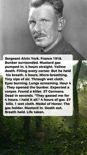 They Pumped Mustard Gas Into His Bunker for 4 Hours. He Held His Breath and Struck Back