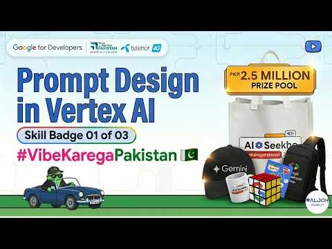 Generative AI with Vertex AI: Prompt Design | Lab 01 of 04 | Google Cloud #AISeekho2026 #ai