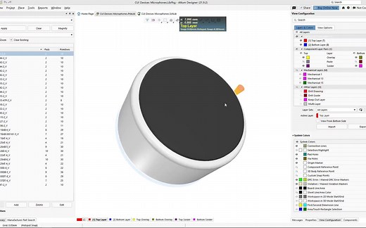 【封装库简介】25. CUI Devices麦克风PCB封装库_哔哩哔哩_bilibili
