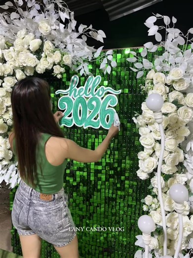 DIY New Year Backdrop Setup for 2026