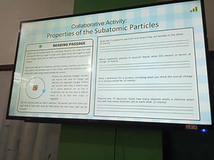 State the 3 subatomic particles and where they are located in t... | Filo