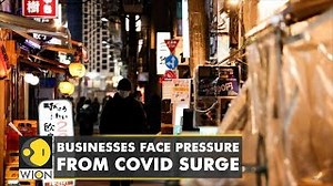 Japan's service sector shrinks amid Covid-19 surge