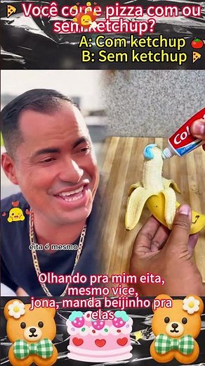 🍕 Você come pizza com ou sem ketchup#foryou #fyp #viral #shorts