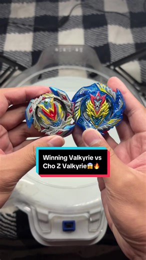 Cho Z Valkyrie vs Winning Valkyrie😳 #beyblade #beybladeburst #beybladex #fyp #fypシ