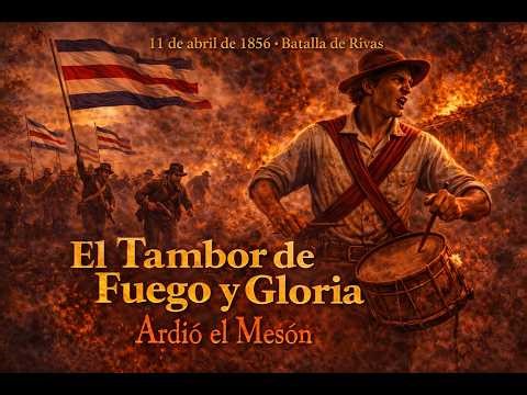 11 de abril de 1856, batalla de Rivas. El Tambor de Fuego y Gloria. Ardió el Mesón.