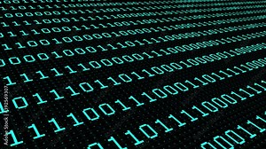 Technical environment programming, binary code in the future. Modern technology hex code concept. Digital abstract background. Cryptocurrency and bitcoin concept.