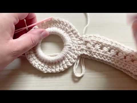 CROCHET TOWEL HOLDER