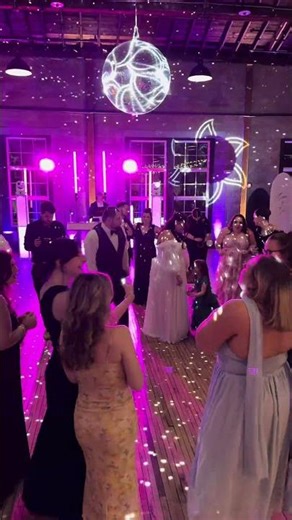 After I saw the setup test run, I knew this wedding was going to be fun 🪩 #wedding #setup #disco