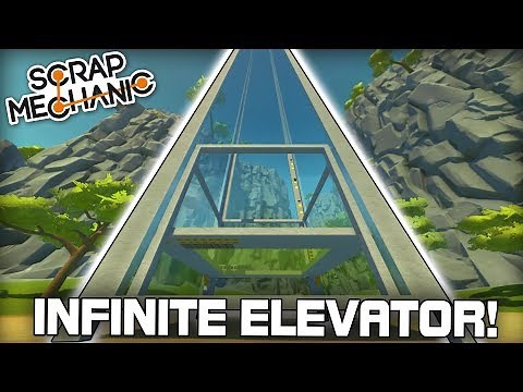 Binary Controlled 'Infinite' Elevator! (Scrap Mechanic #238)