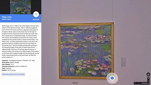 Google's virtual museum tours tell you more about the art