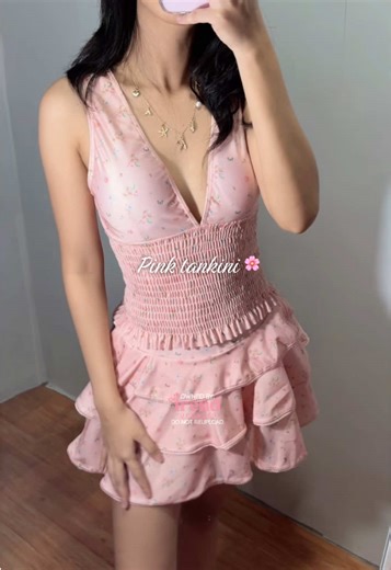 Conservative Swimwear: Stylish Pink Tankini Outfits