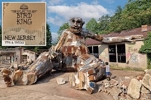 Recycled art activist debuts 20-foot ‘Big Rusty’ troll sculpture in New Jersey