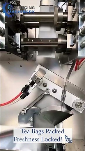 Tea Bag Packaging in 7 Seconds | Tag, Fill & Seal | SA Packaging Machinery
