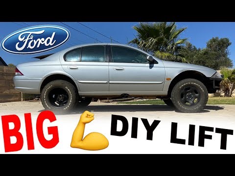 MASSIVE DIY Lift Kit For The "Off-Road" AU Falcon 😎 This Thing Is HUGE!